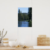 Bergmeer, pijnboombos poster (Keuken)