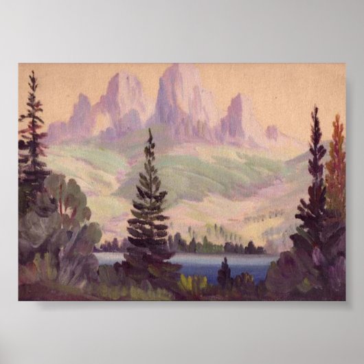 bergmeer poster (Voorkant)