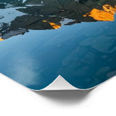 Bergmeer Reflectie Poster (Hoek)