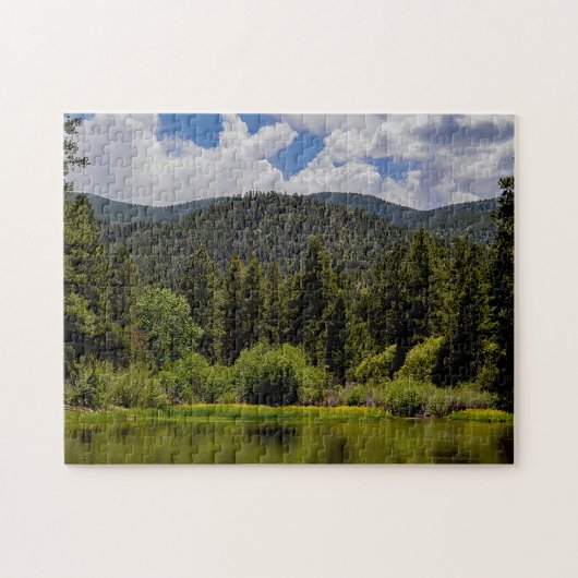 Bergmeer scène puzzel (Horizontaal)