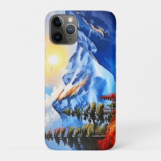 Bergmeer: Schilderachtig Uitzicht Case-Mate iPhone Case (Achterkant)