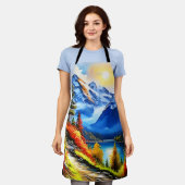 Bergmeer: Schilderachtig Uitzicht Schort (Gedragen)