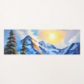 Bergmeer: Schilderachtig Uitzicht Yogamat (Voorkant (horizontaal))