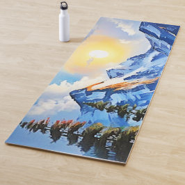 Bergmeer: Schilderachtig Uitzicht Yogamat