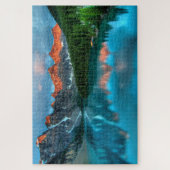 Bergmeer Schitterend Landschap Legpuzzel (Verticaal)