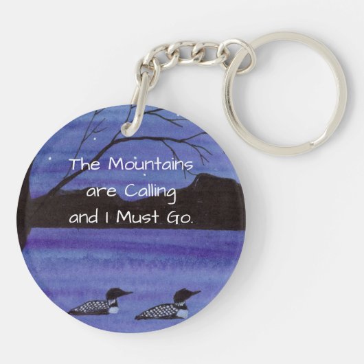 bergmeer sleutelhanger (Achterkant)