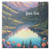 bergmeer tegeltje (Voorkant)