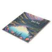 bergmeer tegeltje (Zijkant)