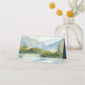 Bergmeer Waterverf Wedding Plaatskaartje (Achterkant)