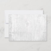 Bergmeer Wedding Elegant RSVP Kaartje (Achterkant)