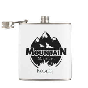 Bergmeester, gepersonaliseerde wandelaar/fietser heupfles