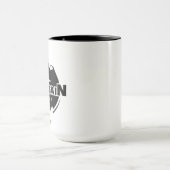 Bergmeester, gepersonaliseerde wandelaar/fietser mok (Midden)