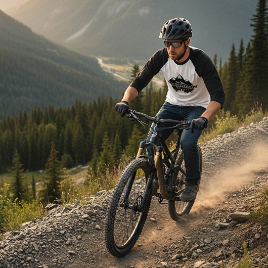 Bergmeester, wandelaar / biker t-shirt