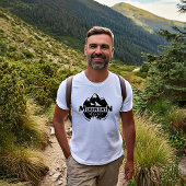 Bergmeester, wandelaar/fietser t-shirt