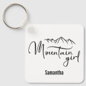 Bergmeisje met naam sleutelhanger (Voorkant)