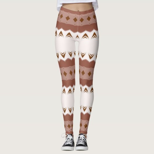 Bergmotief Leggings (Voorkant)