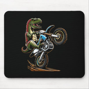 Bergmotorfiets Dinosaurus Motorfiets Sport L Muismat