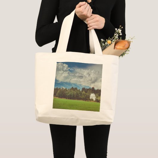 Bergobservatorium Grote Tote Bag (Voorkant (product))