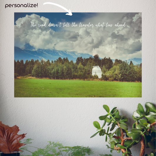 Bergobservatorium Poster