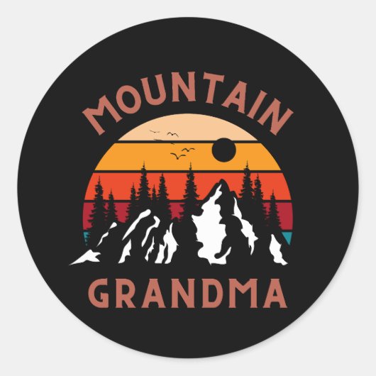 Bergoma Ronde Sticker (Voorkant)