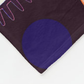 Bergoog. Abstract patroon Fleece Deken (Hoek)