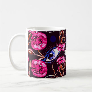 Bergoog. Abstract patroon Koffiemok