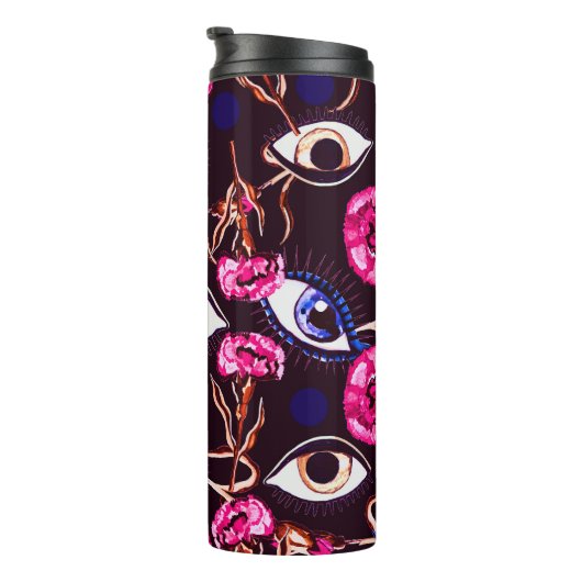 Bergoog. Abstract patroon Thermosbeker (Geroteerd rechts)