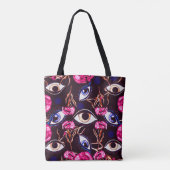 Bergoog. Abstract patroon Tote Bag (Achterkant)