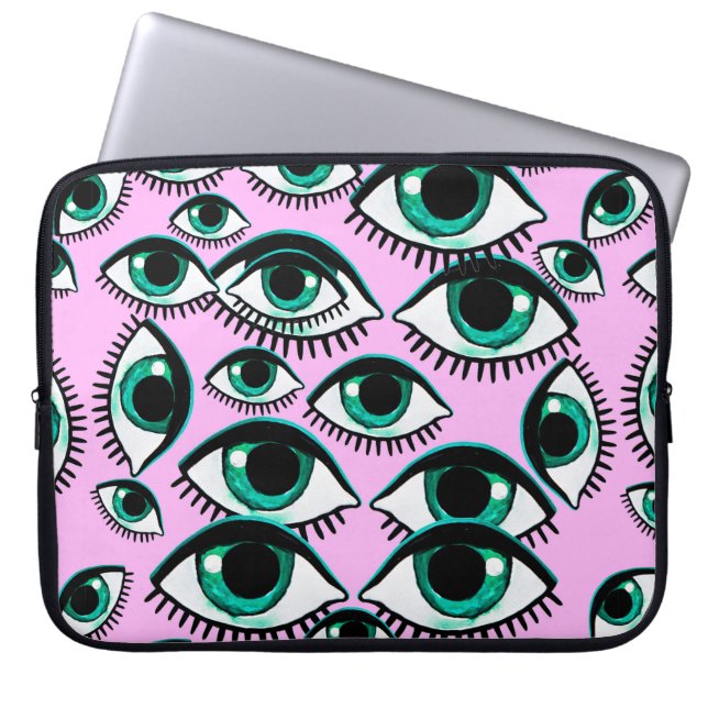Bergoog. Abstract pictogram. Laptop Sleeve (Voorkant)