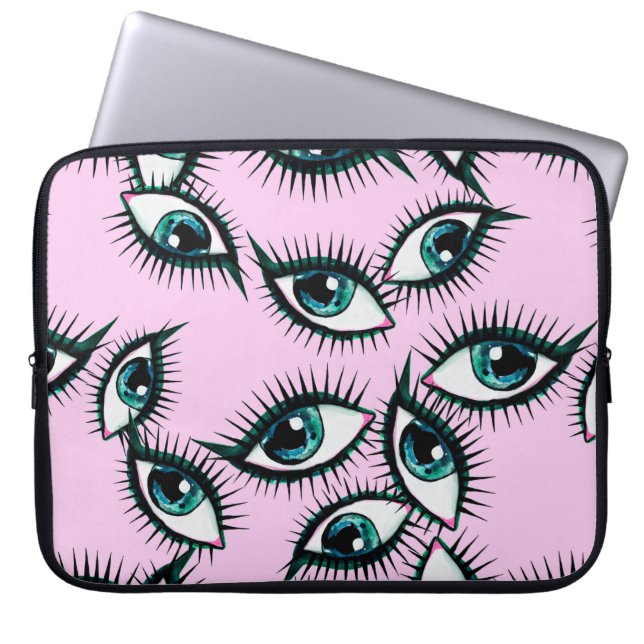 Bergoog. Abstract pictogram. Laptop Sleeve (Voorkant)