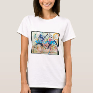 Bergpaard Abstract Jeff Hankamer Artjunkhaus T-shirt