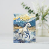 Bergpaard Briefkaart (Staand voorkant)