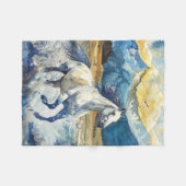 Bergpaard Fleece Deken (Voorkant (Horizontaal))