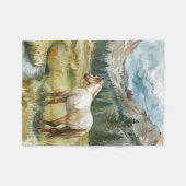 Bergpaard Fleece Deken (Voorkant (Horizontaal))