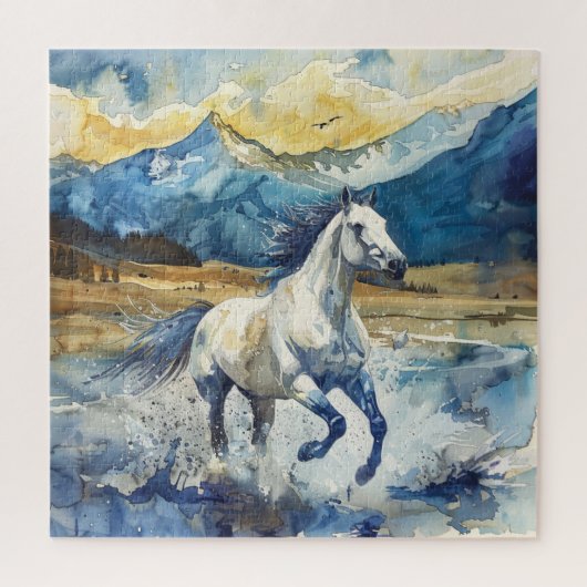 Bergpaard Legpuzzel (Verticaal)