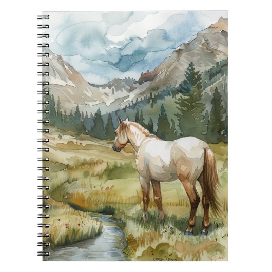 Bergpaard Notitieboek (Voorkant)