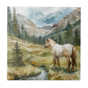 Bergpaard Tegeltje
