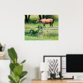 Bergpaarden, Ranch Relaxin' Poster (Thuiskantoor)