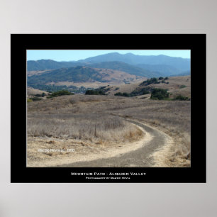 "Bergpad - Almaden Valley" Poster