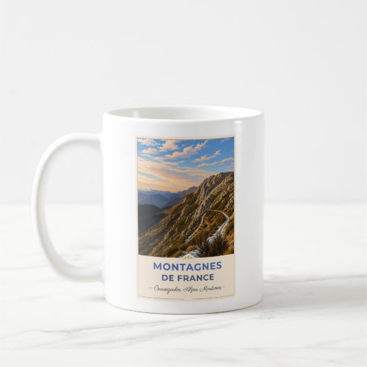Bergpad door de Franse Alpen Koffiemok (Links)