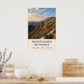 Bergpad door de Franse Alpen Poster (Keuken)