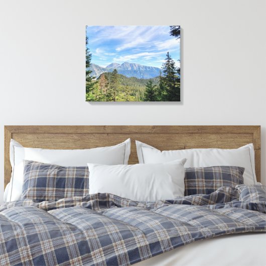 bergpanorama canvas afdruk (Insitu (Slaapkamer))