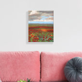 Bergpapaver - gewikkelde Giclee Canvas Afdruk (Insitu (Woonkamer))
