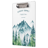 Bergpen voor outdoorreisgids klembord (Links)