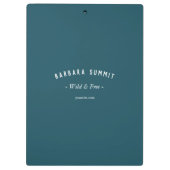 Bergpen voor outdoorreisgids klembord (Achterkant)