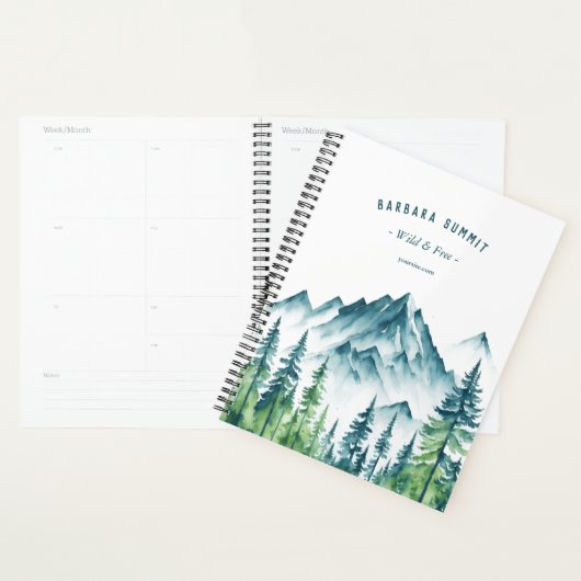 Bergpen voor outdoorreisgids planner (Display)