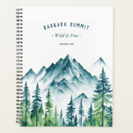 Bergpen voor outdoorreisgids planner