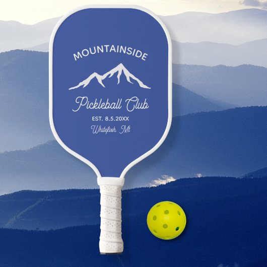 Bergpiek, Pickleball Court - Aangepaste tekst Paddle