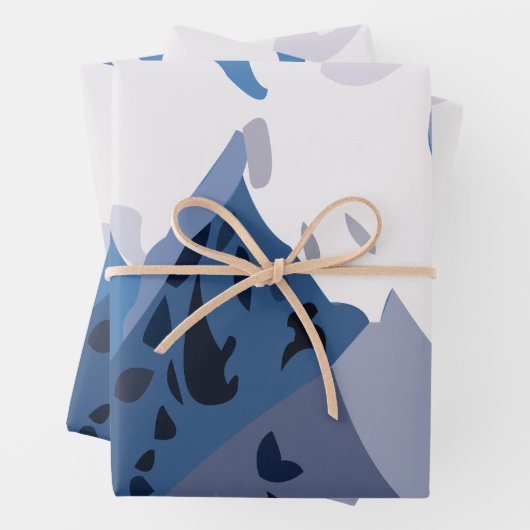 Bergpieken Natuur Landschap Inpakpapier Vel (In situ)