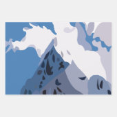 Bergpieken Natuur Landschap Inpakpapier Vel (Voorkant)